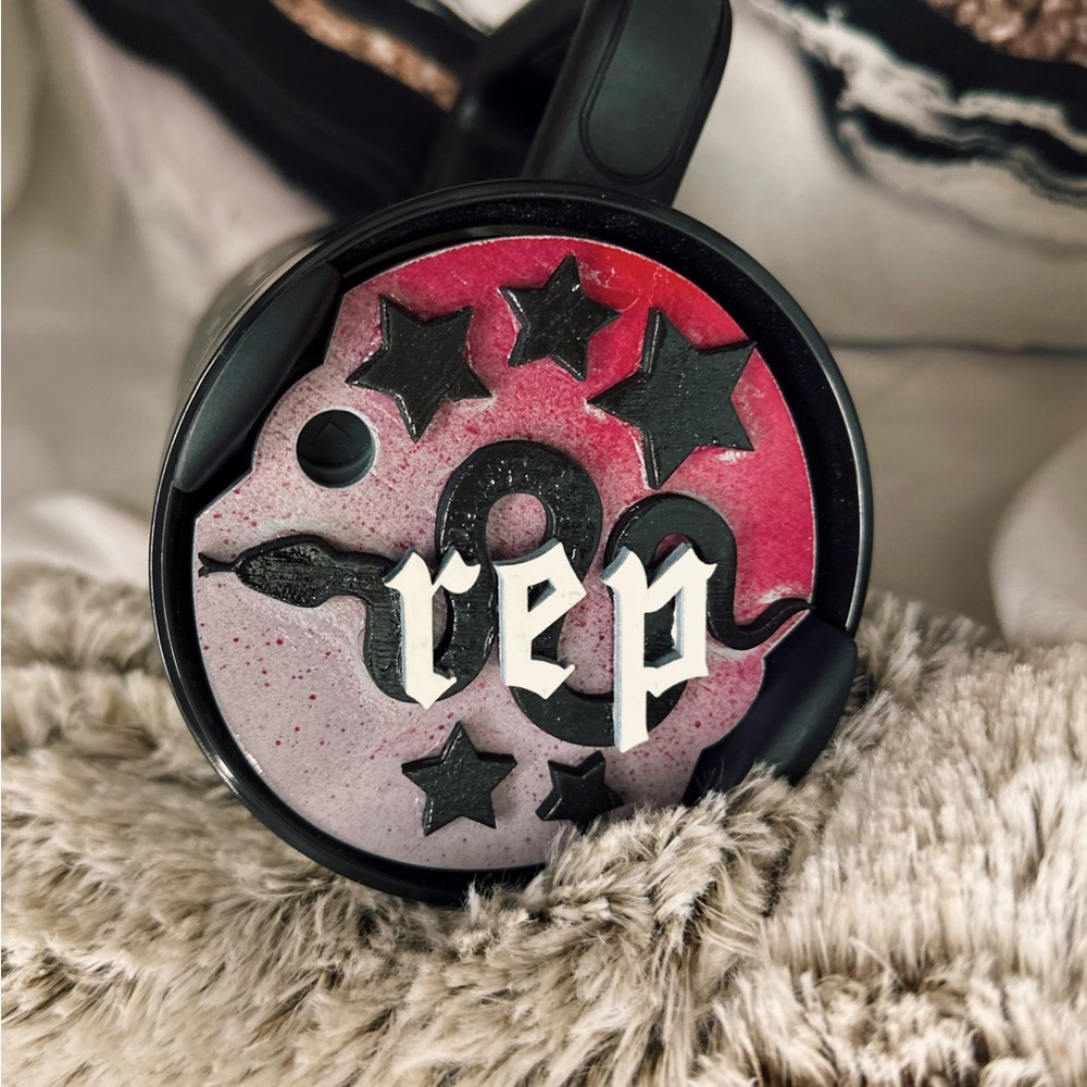 Reputation inspired 40oz Stanley Topper Plate, TS tumbler accessories